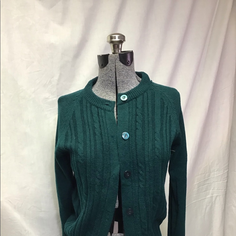 Vintage Cabled Button Down Cardigan